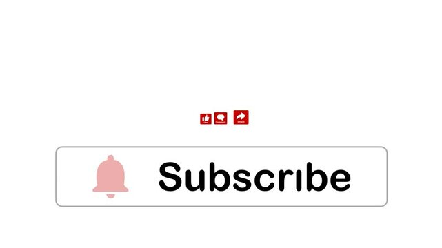 YouTube End Screen animation 