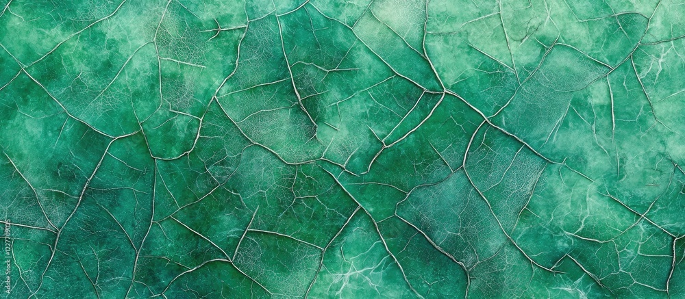 Poster green leaf texture background with intricate veins and patterns suitable for nature and ecology them