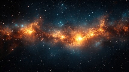 Obraz premium Cosmic Firestorm background hd