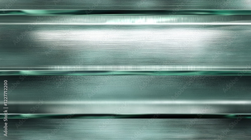 Poster textured glass shelf background with repeating horizontal lines in cool tones ideal for modern desig