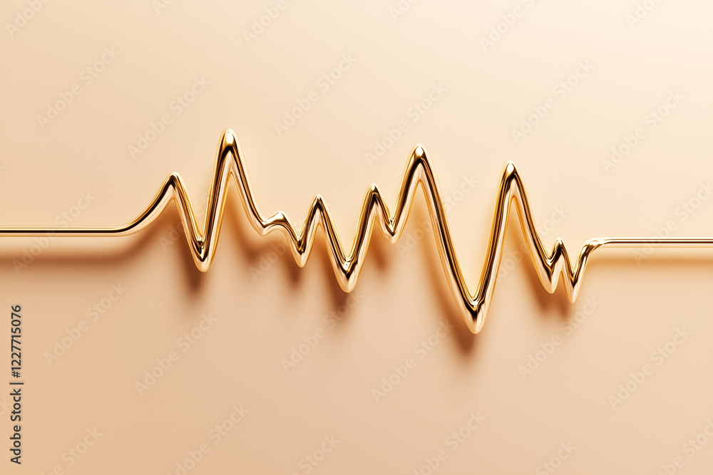 Poster a simple brainwave symbol evolves into a data line, highlighting the interplay between human cogniti