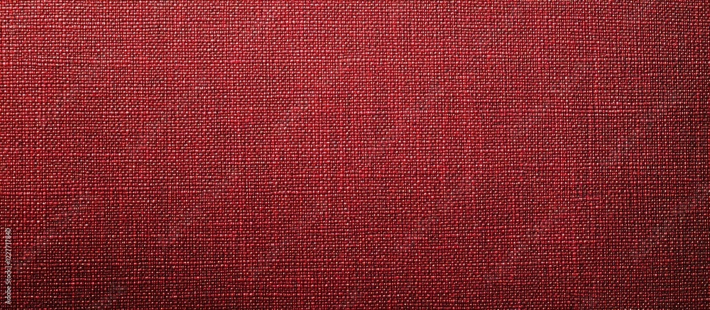 Poster luxurious red fabric texture with subtle grain showcasing premium quality ideal for design backgroun