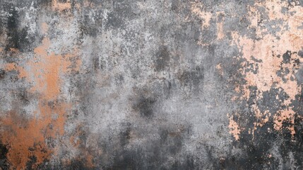 Rose Gold and Gray Abstract Concrete Texture Background for Modern Design Projects and Interior Decor