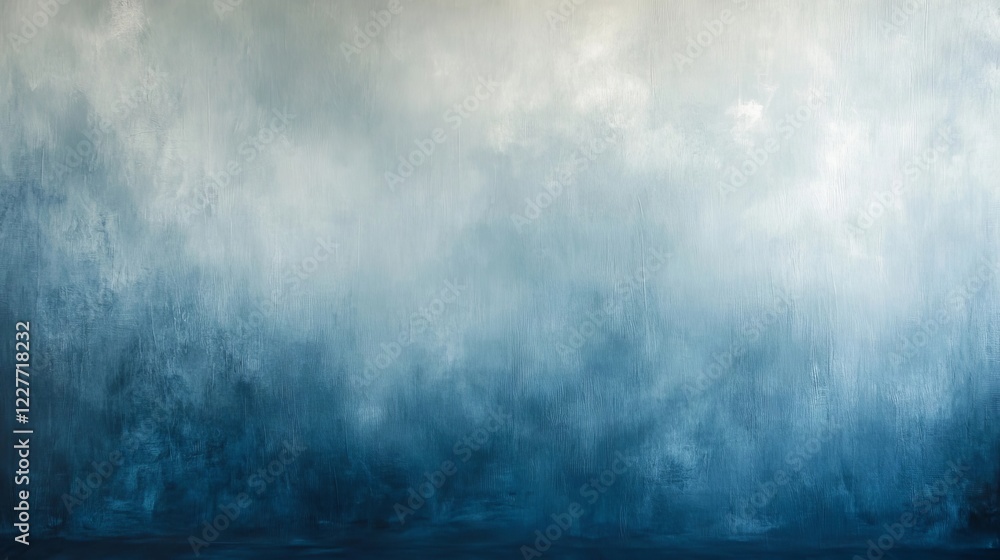 Poster abstract blue and gray gradient texture resembling a cloudy sky on a canvas surface