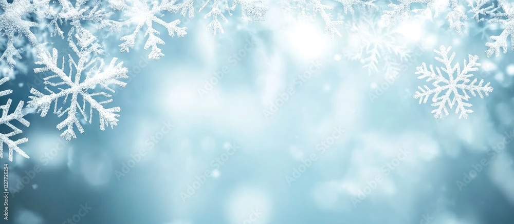 Poster engineering team handshake signaling collaboration and success with serene winter background and amp