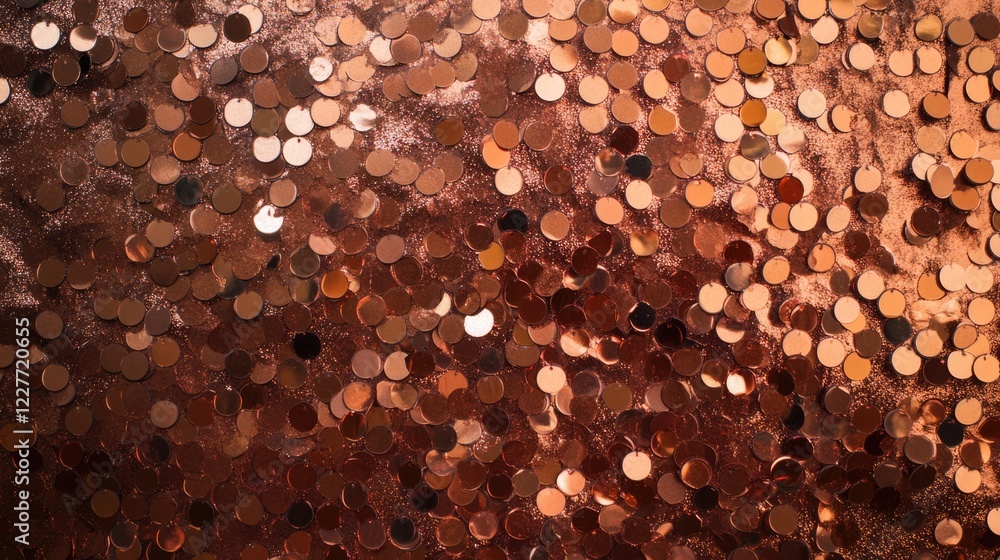 Poster shimmering rose gold sequin backdrop ideal for glamorous events or photography with a luxurious and 