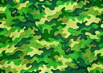 Obraz premium Camouflage Green Background: Nature-Inspired Protective Texture for Design Projects