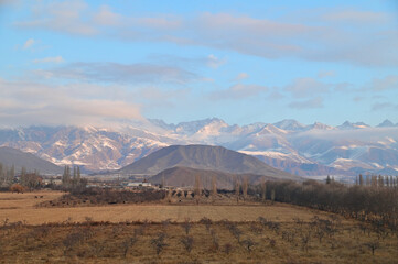 Fototapeta premium Countryside Landscape of Kyrgyzstan