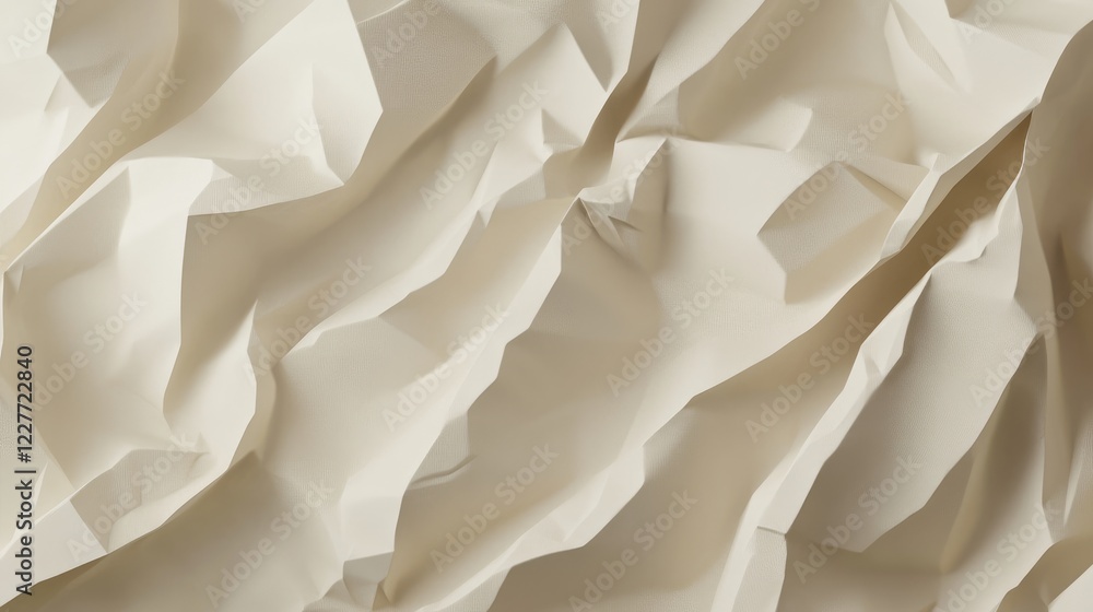 Poster neutral solid paper texture with khaki tones and wrinkles for background use
