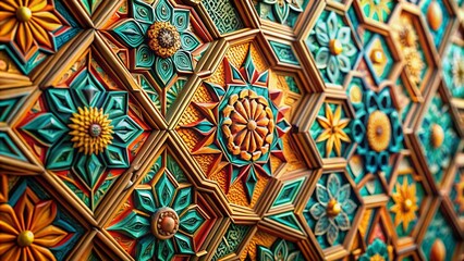 Candid Shot: 3D Geometric Wallpaper Patterns for Interior Decor