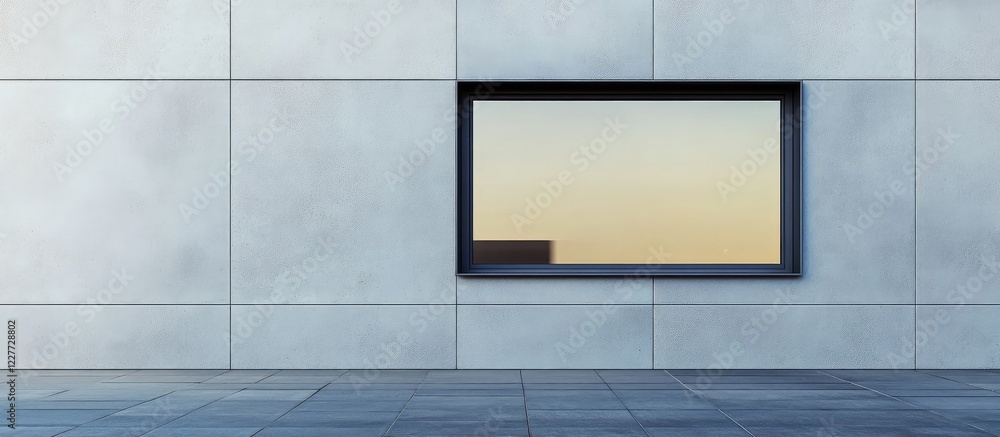 Aufkleber engineers and architects collaborating on pvc window installation with blank space for custom text o