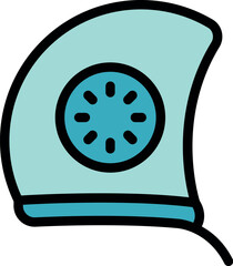 Hair dryer blowing hot air, providing hair care in a professional hair salon setting