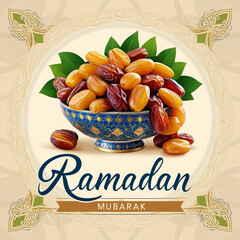 social media post for marketing with dried fruits