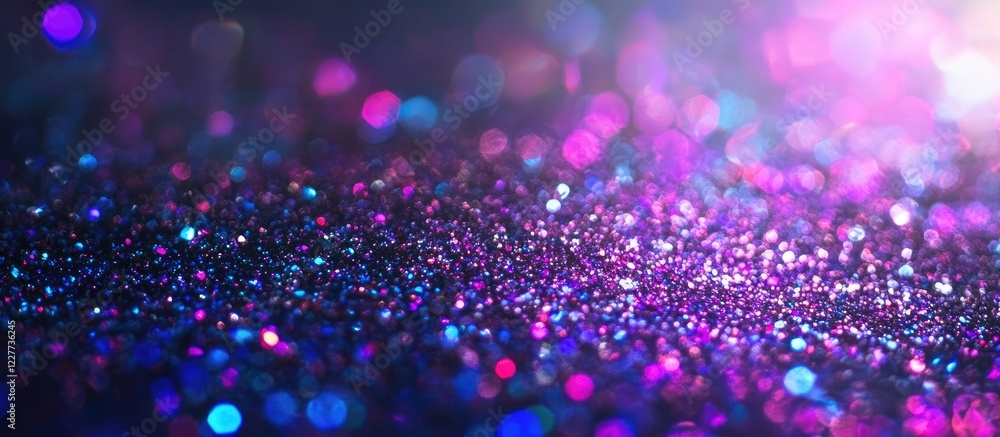 Poster colorful glittering backdrop for celebrations with a soft focus and ample copy space for text or mes