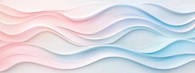 Obraz premium Holographic wallpaper featuring flowing wave patterns resembling liquid light