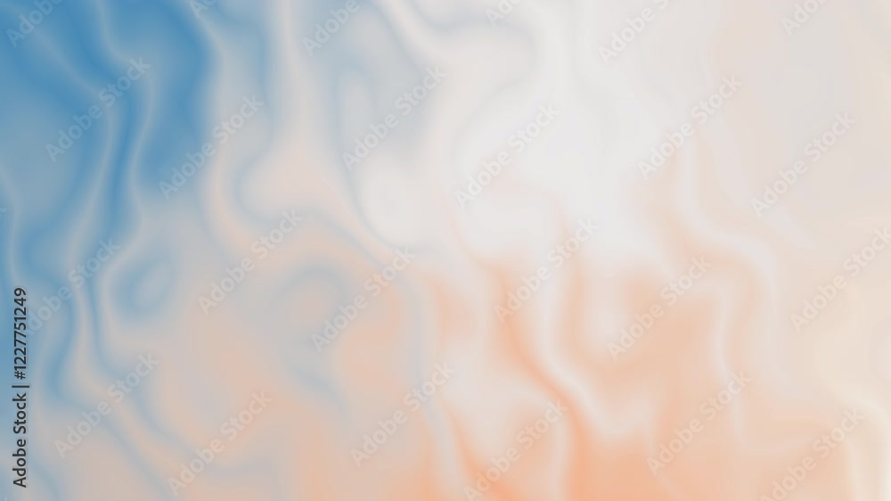 Poster a soothing gradient background featuring gentle blue and peach tones blending harmoniously with subt