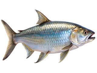 Fototapeta premium tarpon fish isolated on white background