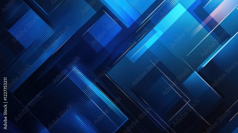 Aufkleber a blue abstract background with a diagonal pattern