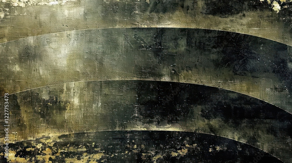 Aufkleber abstract textured wall with curved lines in muted tones, creating a modern artistic background