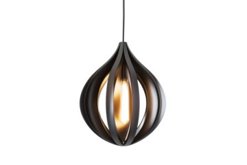 a hanging lamp isolated on a transparent background