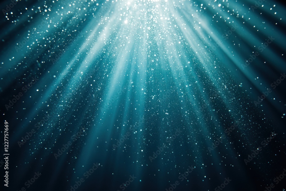 Aufkleber sunlight filtering through water creating a serene effect