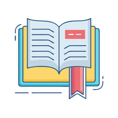 knowledge book icon, knowledge book vector illustration-simple illustration of knowledge book, perfect for knowledge book logos and icons