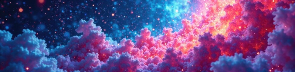 Ethereal swirling patterns, psychedelic, abstract, cosmic