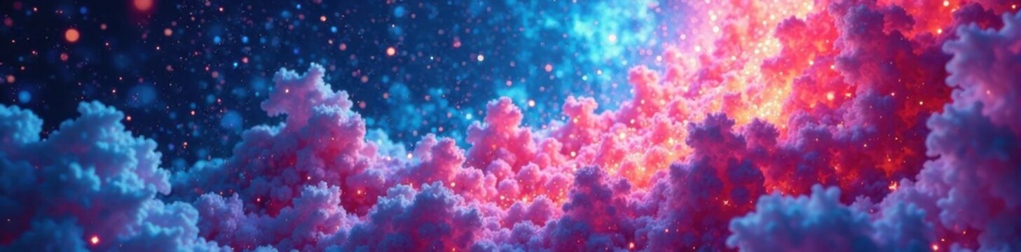 Ethereal swirling patterns, psychedelic, abstract, cosmic