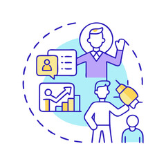 mentor icon, mentor vector illustration-simple illustration of mentor, perfect for mentor logos and icons