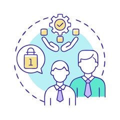 mentor icon, mentor vector illustration-simple illustration of mentor, perfect for mentor logos and icons