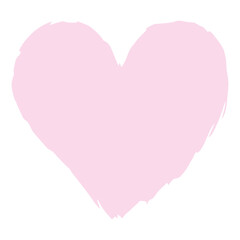 Abstract Pink Heart Illustration for Valentine's Day