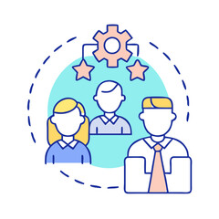 expert team icon, expert team vector illustration-simple illustration of expert team, perfect for expert team logos and icons