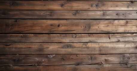 Obraz premium Distressed wooden plank with worn and weathered surface, old, rustic, distressed