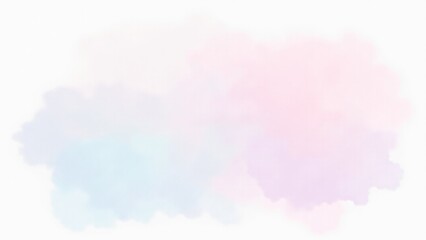 Soft watercolor smudges create gentle gradients of pastel colors, evoking a serene, dreamlike atmosphere.