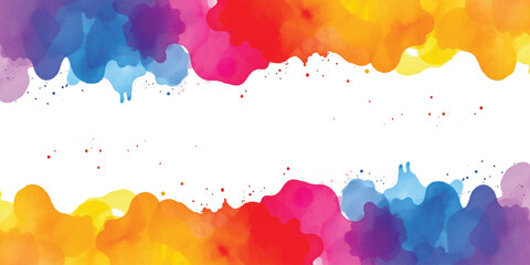  Holi watercolor, splashes, create a colorful, abstract background with a vibrant, texture, artistic, splatter, grunge, liqiud, multi, different, india colour of fastival