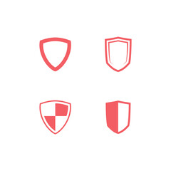 Shield icon set. Shield Vector Illustration.