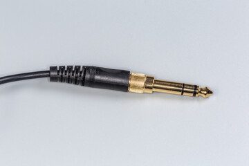 Analog audio stereo cable with adapter mini-Jack to Jack