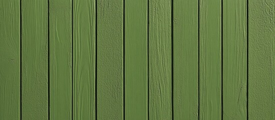 Obraz premium Green Wooden Planks Texture Background with Negative Space for Text Placement and Design Elements