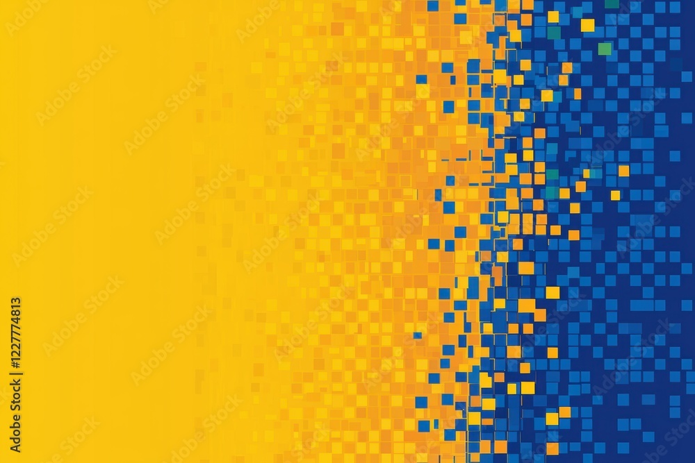 Aufkleber dynamic color transition abstract art digital design creative studio close-up visual texture for mod