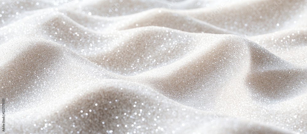 Aufkleber sparkling white sand texture creating a festive atmosphere with ample space for overlaying text or h