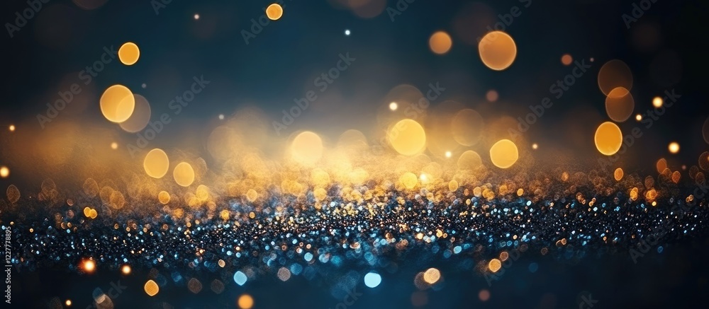Poster soft blurred background featuring sparkling glitter and bokeh effects ideal for celebration themes a