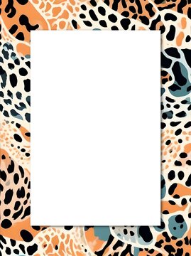leopard print border