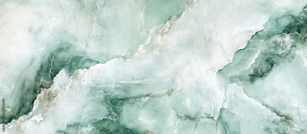 Poster elegant green marble texture surface with empty space for text and design, perfect for backgrounds a