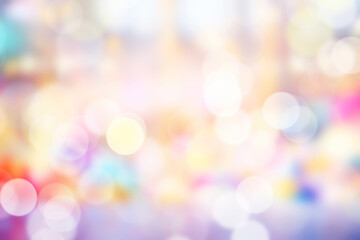 Colorful abstract background blur with bokeh