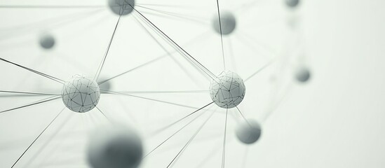 Telecommunication Network Connections Representing Globalization Trends with Copy Space for Future Technology Text