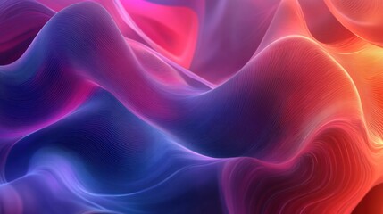 Fototapeta premium a colorful abstract background with a wavy design