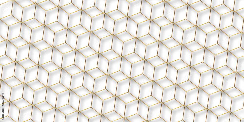 Poster abstract golden linear graphic ornament. arabian stylish seamless pattern on white background. creat