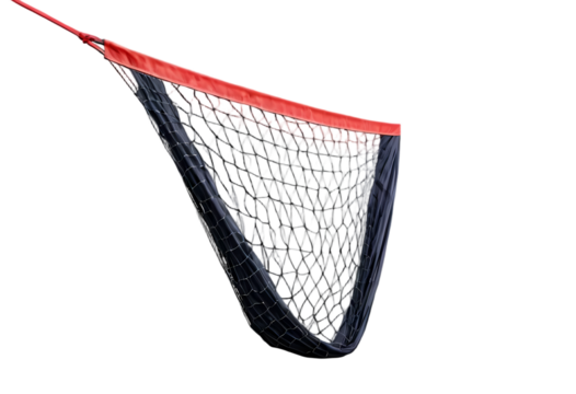 minimalist net structure with transparent backdrop