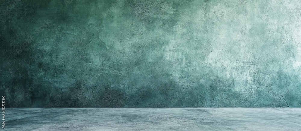 Aufkleber green polished concrete texture background with smooth surface ideal for text and design application