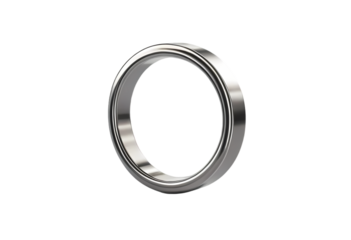 minimalist double ring design on transparent backdrop
